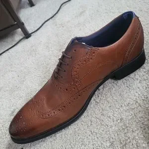 Men\'s Amaiss Formal Leather Brogue Oxfords Buy Ted Baker Black Formal Leather Amaiss Brogue Shoes from  main image 3